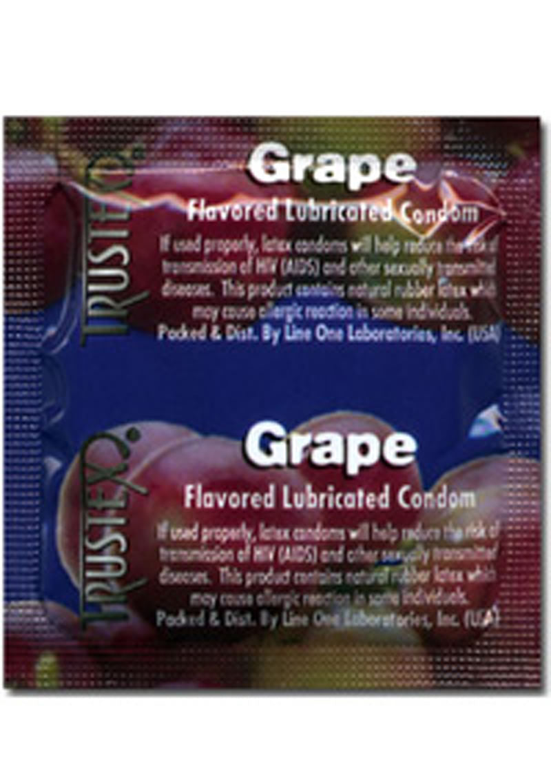 Grape Trustex Condom