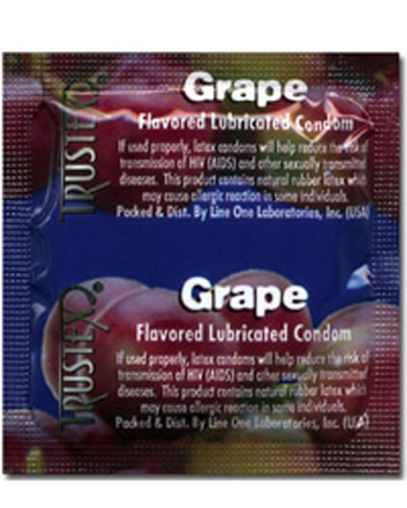 Condón de uva Trustex