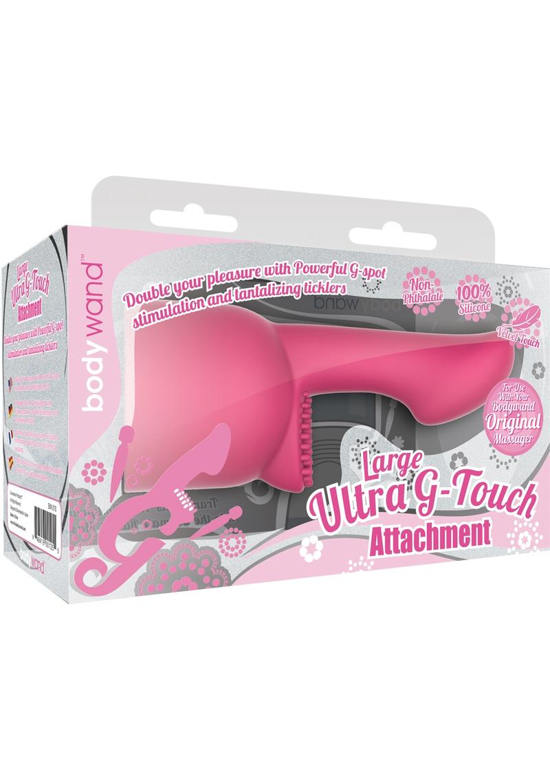 Bodywand Silicone Ultra G-Touch Attachment Pink Large