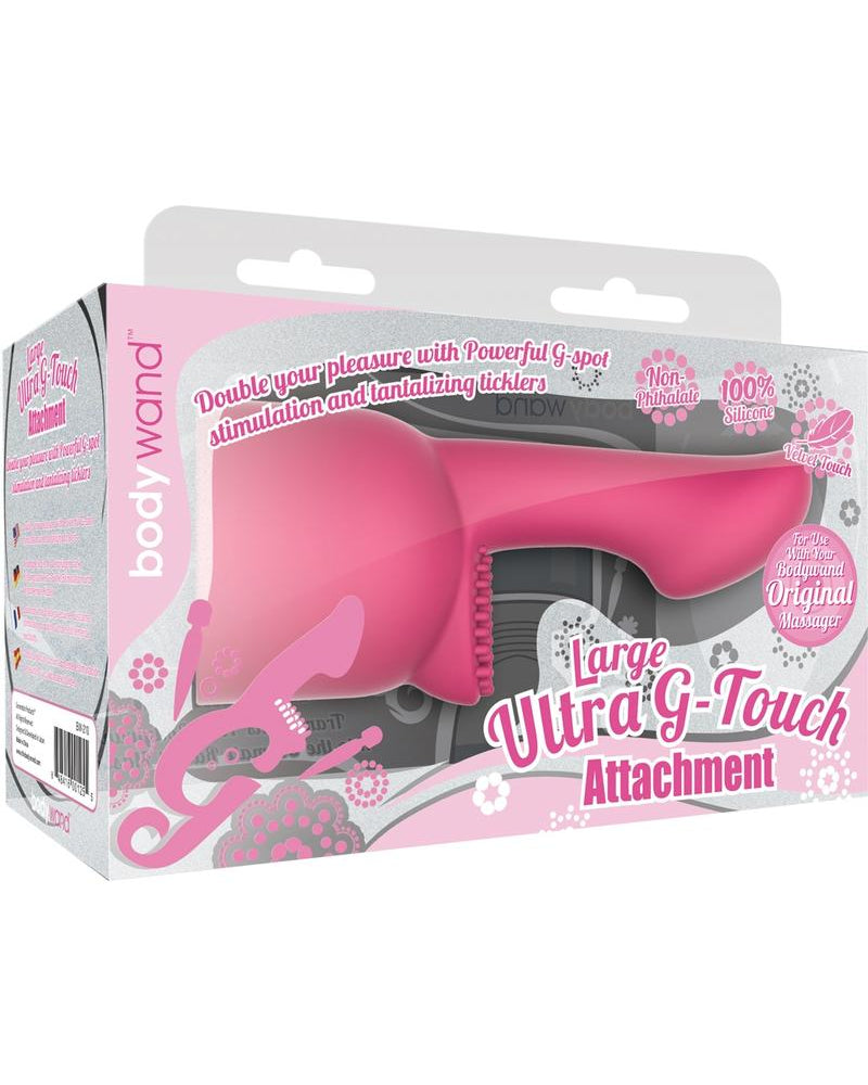 Bodywand Silicone Ultra G-Touch Attachment Pink Large