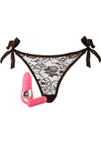 Nu Sensuelle Pleasure Panty Wireless Remote Control Silicone USB Rechargeable Bullet Waterproof Pink