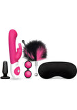 Juego de juguetes para parejas G Spot Rabbit en color rosa