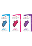 Charged Fing O Rechargeable Finger Vibe - Assorted 6/box