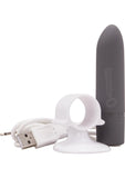 Charged Positive Rechargeable Vibe Waterproof Grey