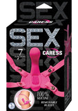 Sex Caress Silicone Bullet Waterproof Pink 4 Inch