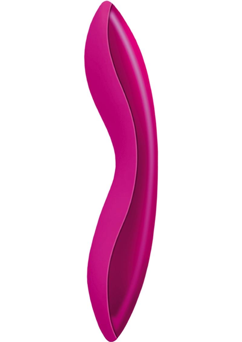 Climax Elite Meg 9x Silicone Wand G Spot Rechargeable Waterproof Pink 7.5 Inch