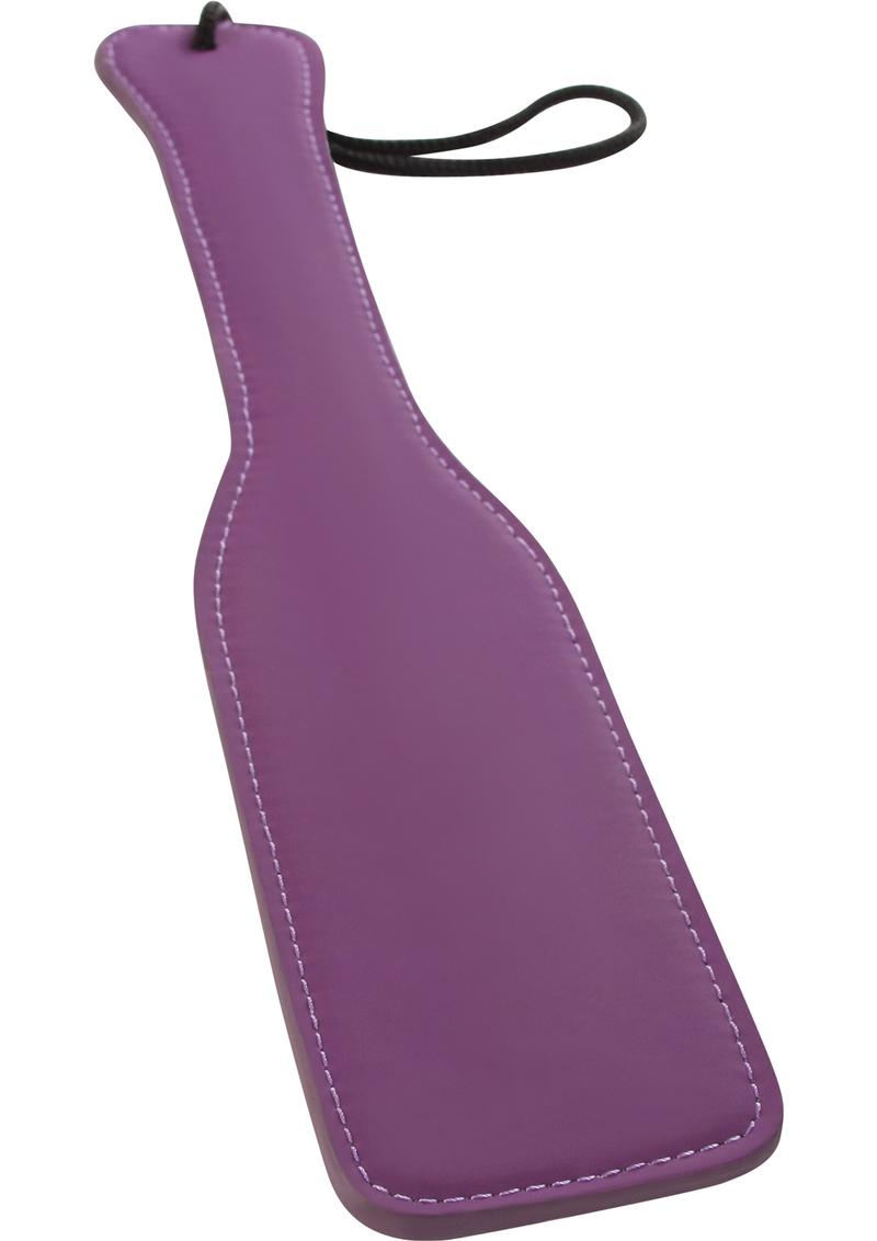 Pala de cuero para bondage Lust de color morado