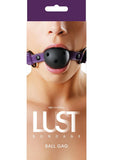 Lust Bondage Ball Gag Purple And Black