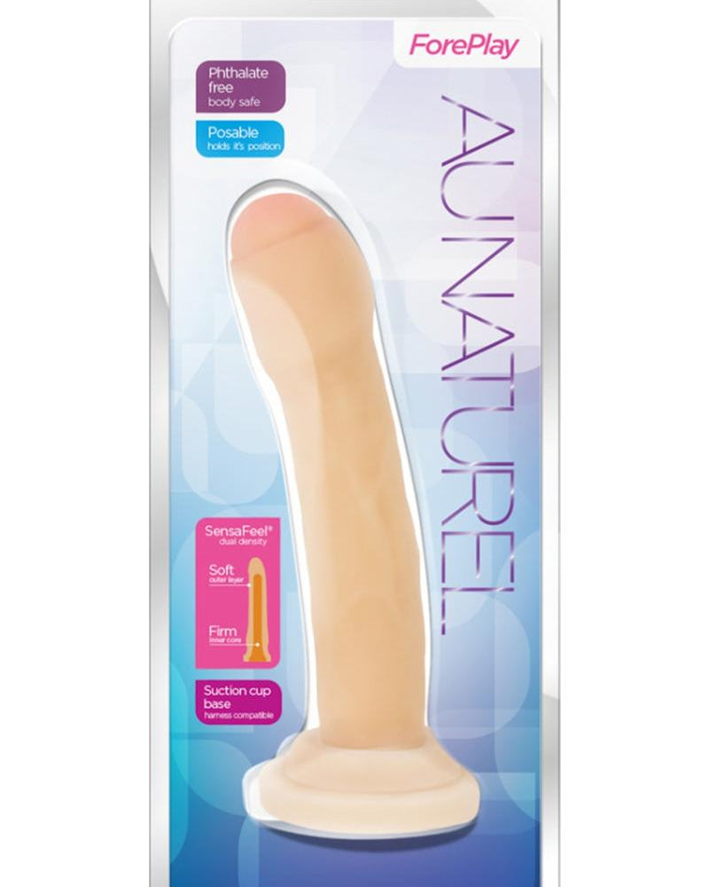 Au Naturel Foreplay Sensa Feel Dual Dense Realistic Dildo Beige