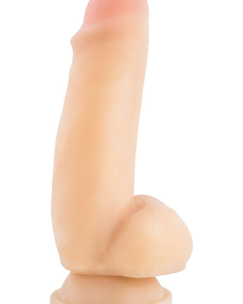 Consolador realista sin vibración Au Naturel Sensa Feel Fat Boy de 7 pulgadas