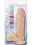 Au Naturel Sensa Feel Dildo 8 inch Non Vibrating W/Suction