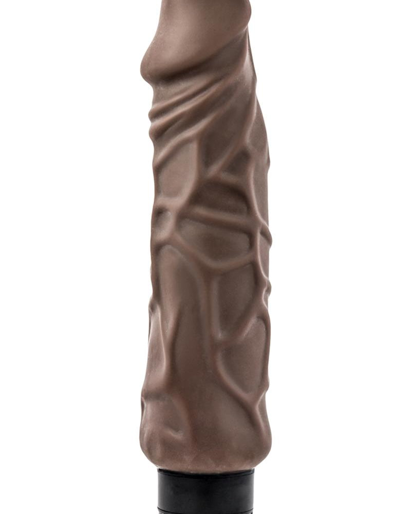 Au Naturel Home Wrecker Realistic Dildo Showerproof Brown 9.5 Inch