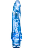 B Yours Vibe 07 Vibrador realista Jelly impermeable azul 8,5 pulgadas