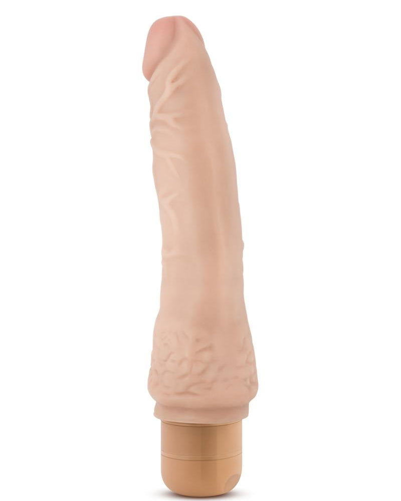 Dr. Skin Cock Vibe 07 Realistic Vibrator Showerproof Beige 8.5 Inch