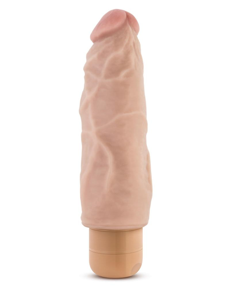 Vibrador realista Dr. Skin Cock Vibe 09 resistente al agua, natural, 7 pulgadas