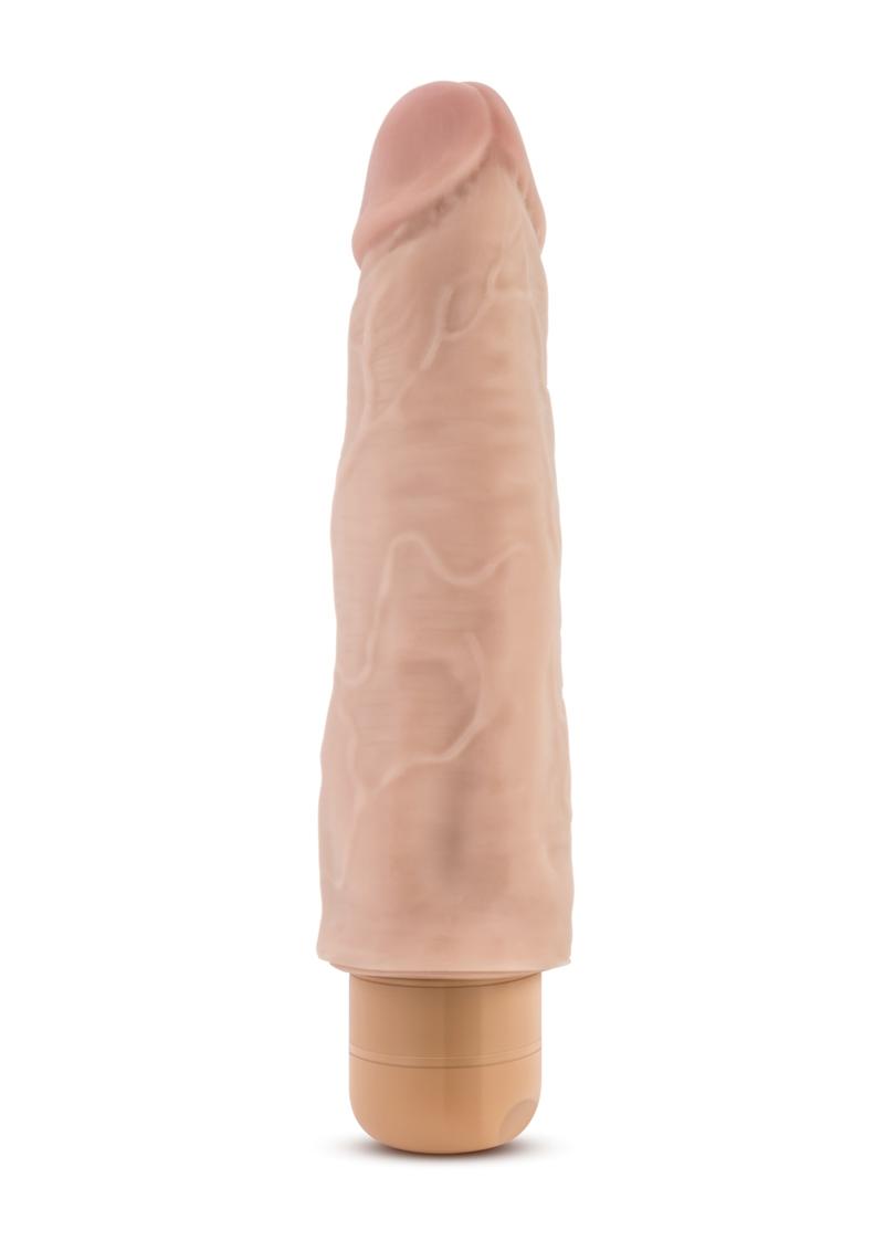 Dr. Skin Cock Vibe 14 Realistic Vibrator Splashproof Beige 8 Inch