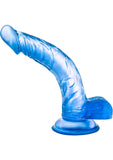 B Yours Sweet N Hard 07 Pene realista con bolas azul de 8 pulgadas