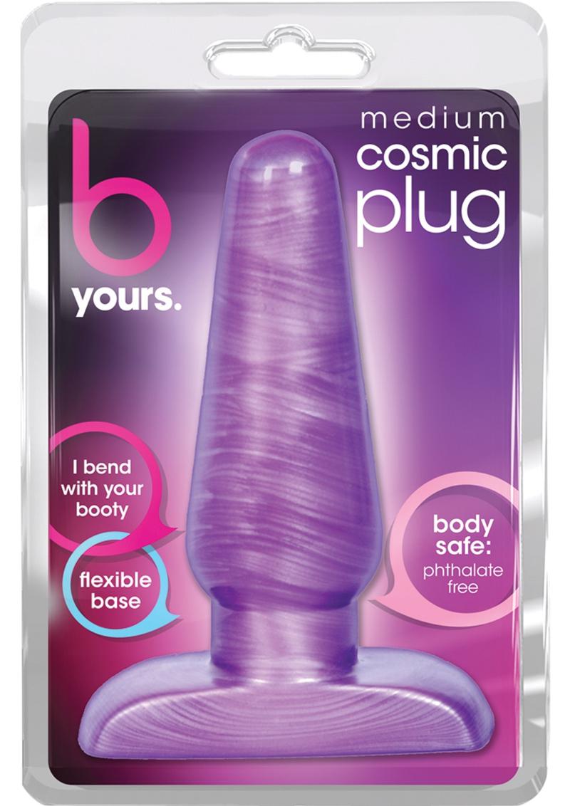 B Yours Medium Cosmic Plug Purple 4.75 Inch