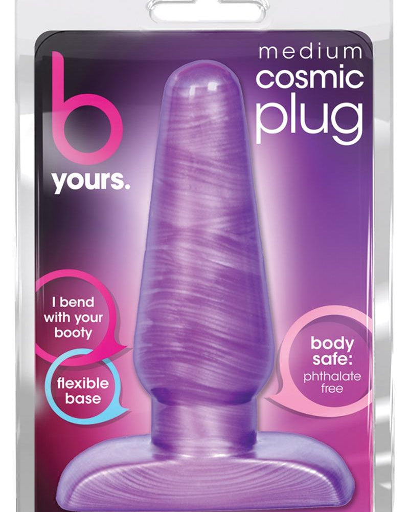 B Yours Medium Cosmic Plug Purple 4.75 Inch
