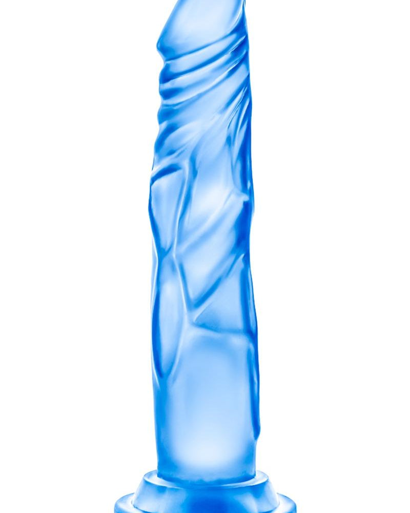 B Yours Sweet N Hard 05 Jelly - Pene realista azul de 7,5 pulgadas