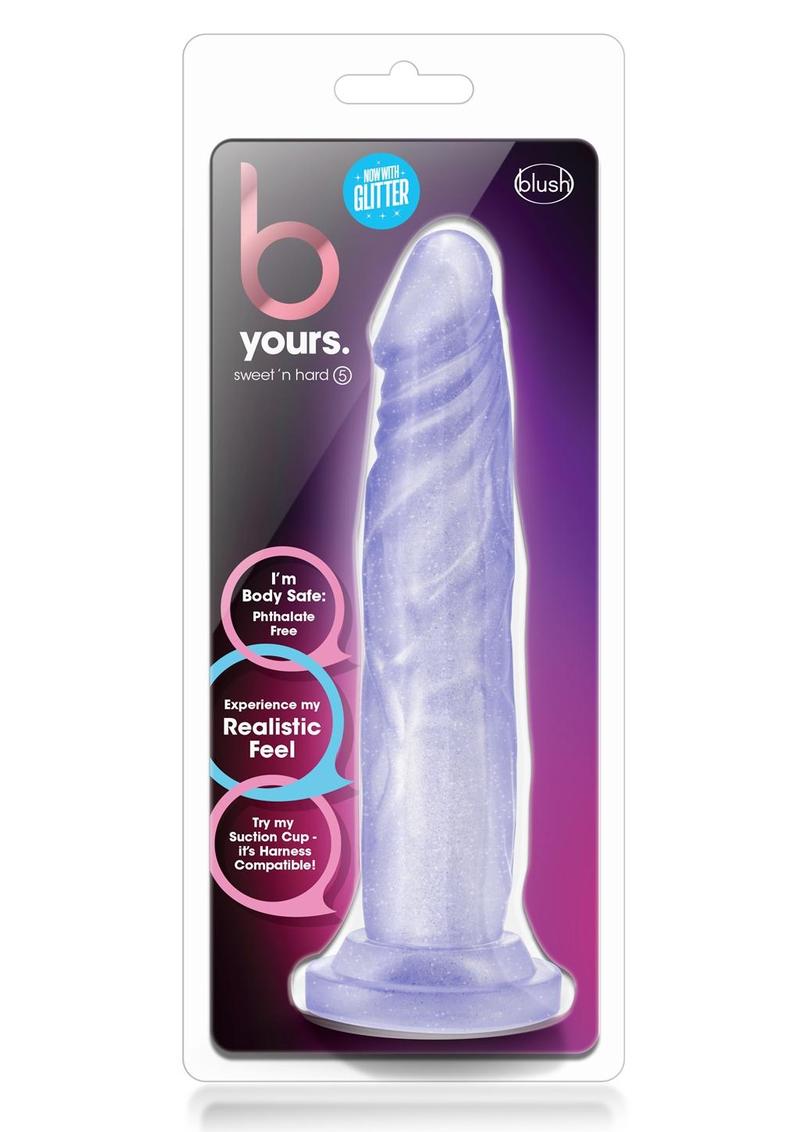 B Yours Sweet N Hard 05 Realistic Dong Clear 7.5 Inch