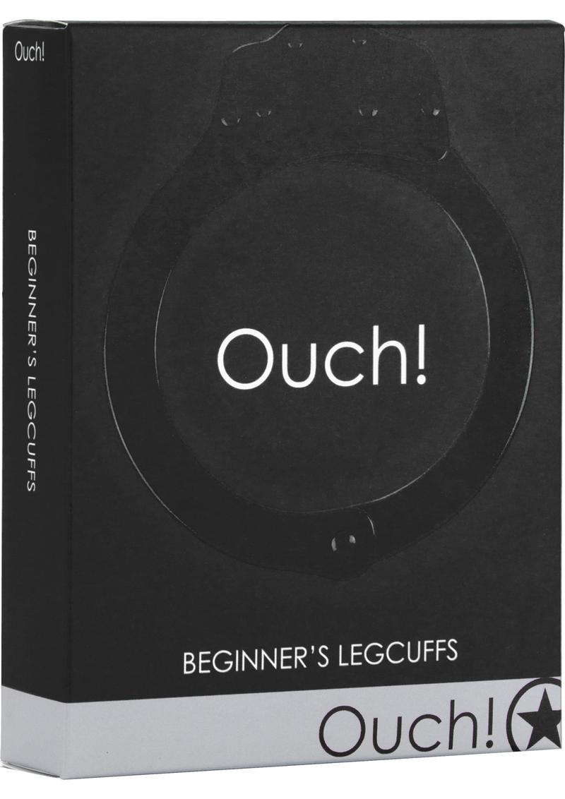 Ouch! Beginner`s Legcuffs Black