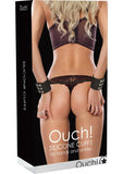 Ouch Silicone Cuffs For Hands And Ankles Black