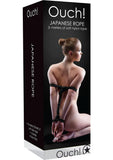 Ouch Japanese Soft Nylon Braded Rope Black 5 Meters/17.5 Feet