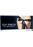 Ouch Silky Ribbon For Naughty Pleasure Black 65.7 Inch