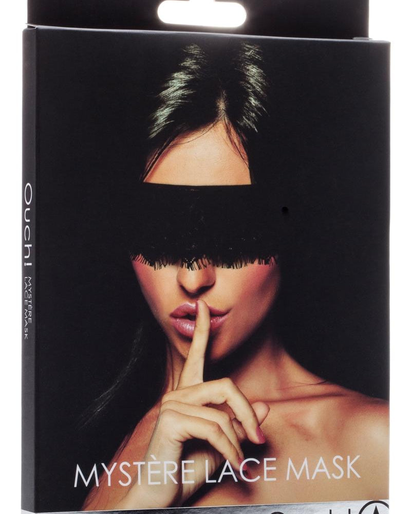 Ouch! Mystere Lace Mask Black