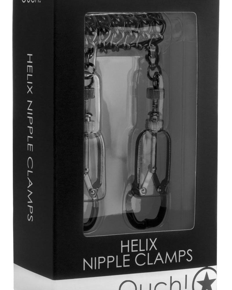 Ouch! Helix Nipple Clamps Black