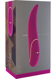 Vibrador de silicona recargable por USB Vive Aviva resistente al agua, color rosa