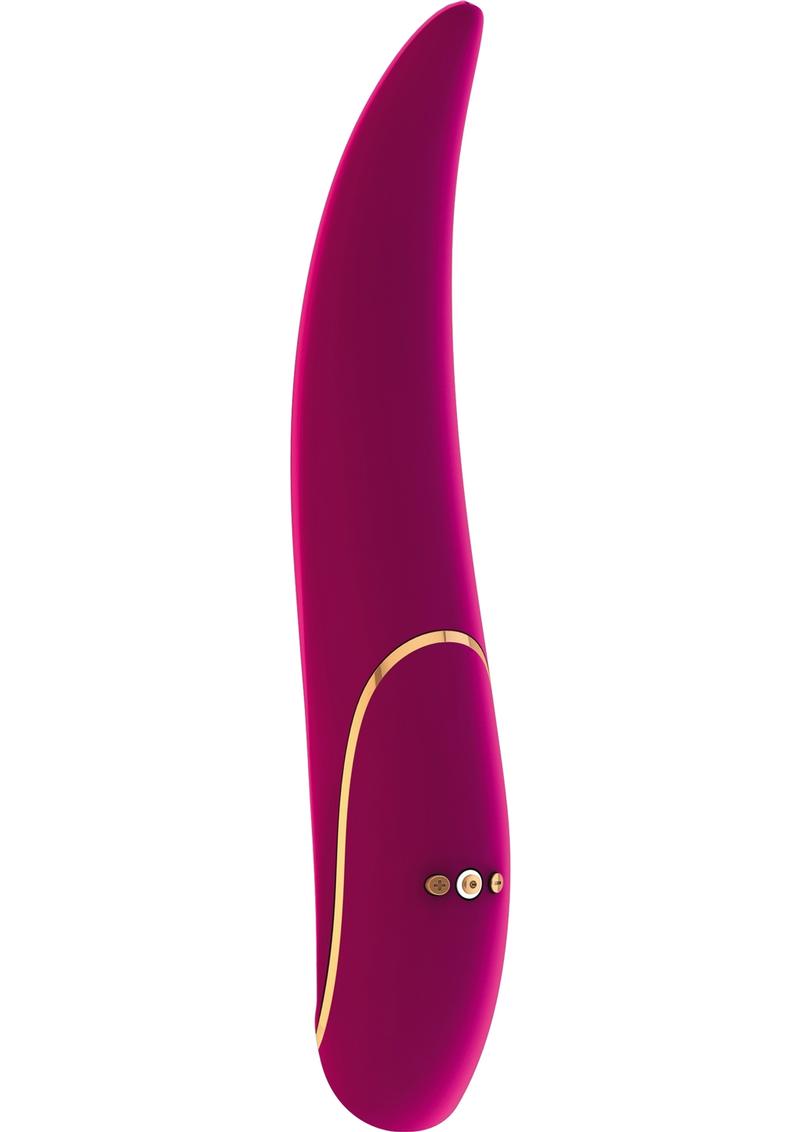 Vibrador de silicona recargable por USB Vive Aviva resistente al agua, color rosa