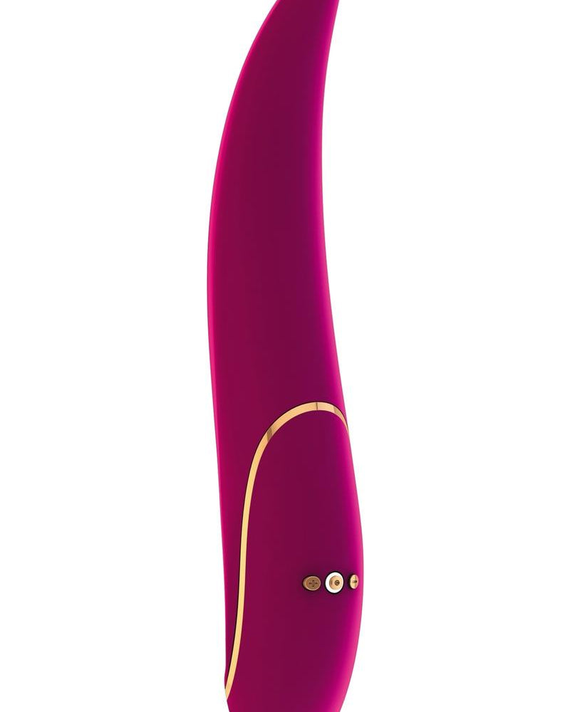 Vibrador de silicona recargable por USB Vive Aviva resistente al agua, color rosa