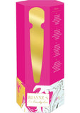 Rianne S Bella Mini Wand USB Rechargeable Silicone Vibrator Waterproof French Rose