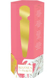 Rianne S Bella Mini Wand USB Rechargeable Silicone Vibrator Waterproof Coral