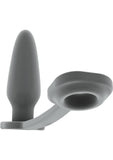 Sono No 1 Butt Plug With Cockring Flexible Silicone Grey