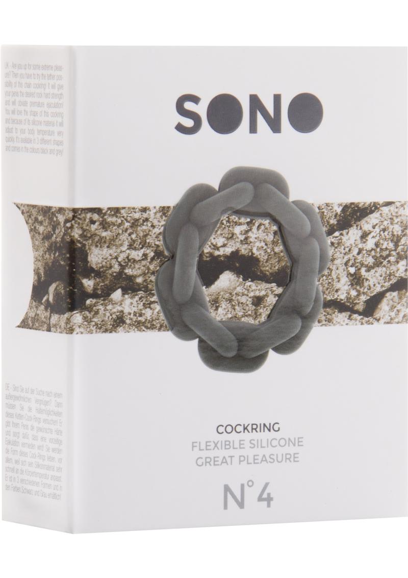 Anillo para el Pene Sono No 4 Silicona Gris