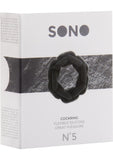 Sono No 5 Silicone Cockring Black