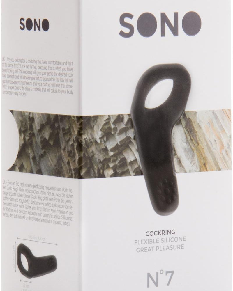 Sono No 7 Silicone Cockring Black