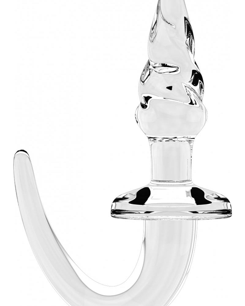 Sono No 10 Rubber Butt Plug Waterproof Clear 4 Inch