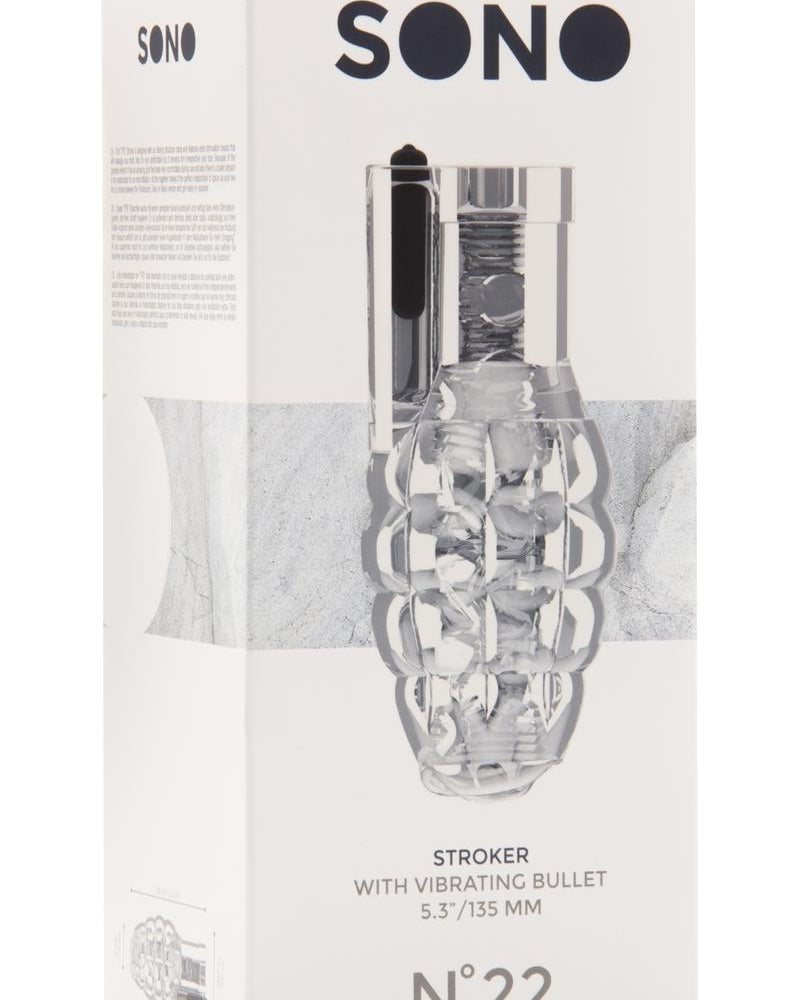 Sono No 22 Stroker With Vibrating Bullet Transparent