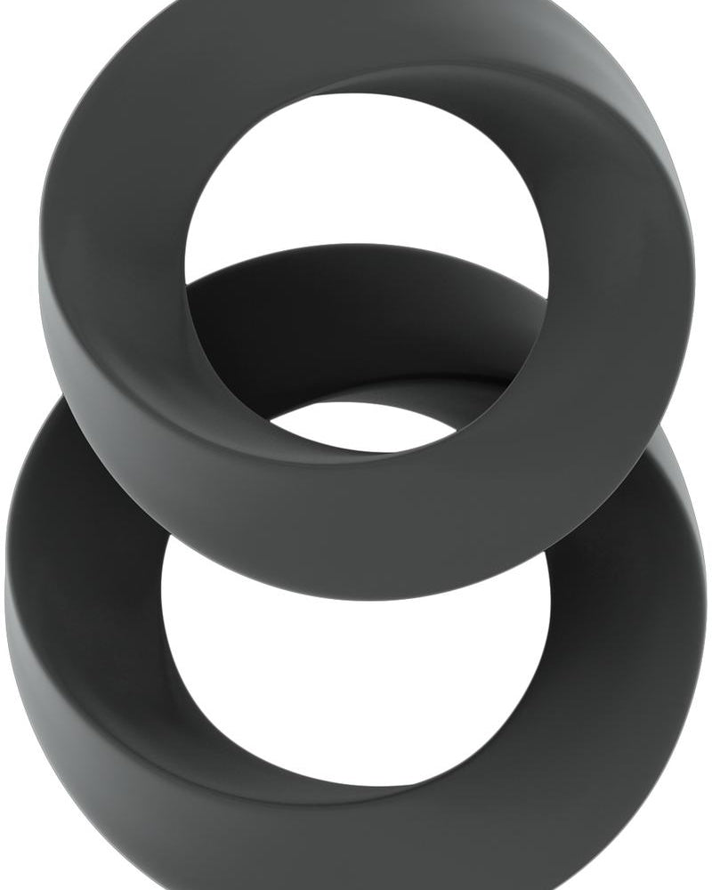 Sono No 24 Silicone Cock Ring Set Grey