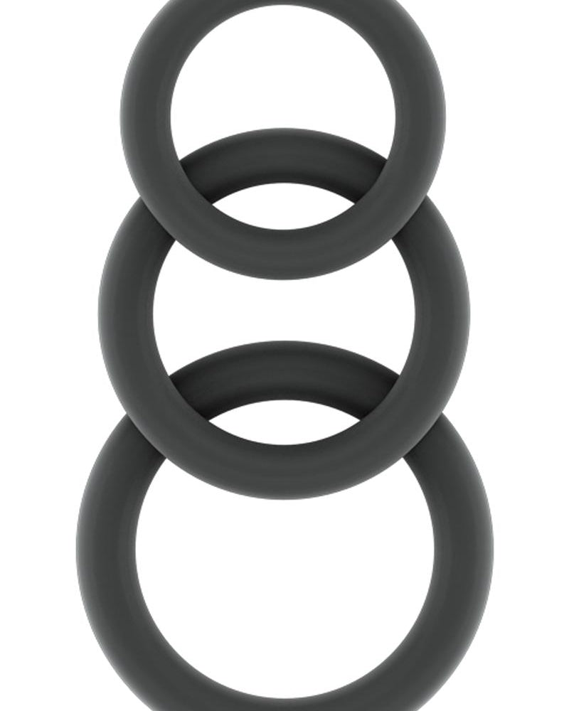 Sono No 25 Cockring Set Flexible Silicone Grey