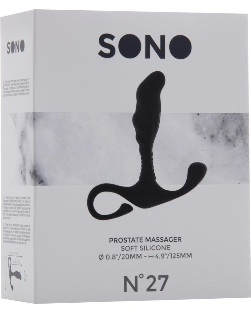 Sono No 27 Silicone Prostate Massager Waterproof Black