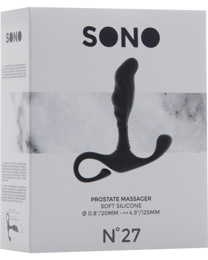 Sono No 27 Silicone Prostate Massager Waterproof Grey