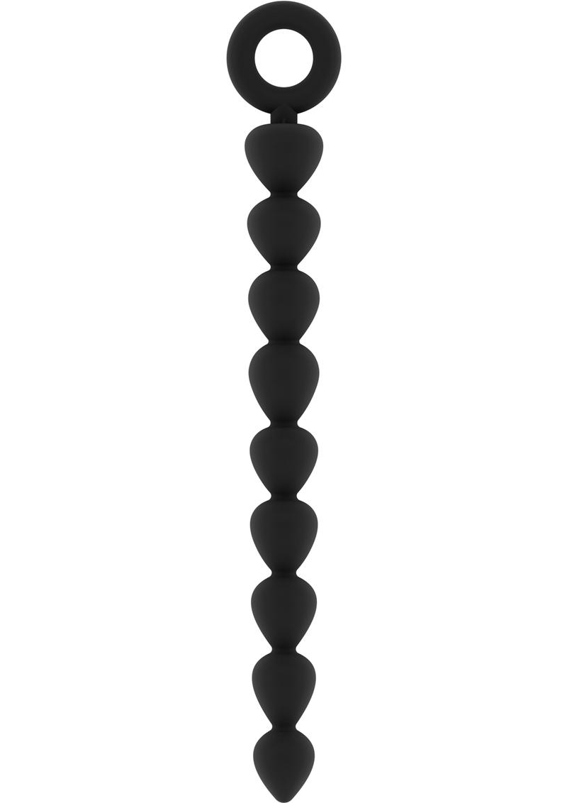 Sono No 28 Silicone Anal Chain Waterproof Black