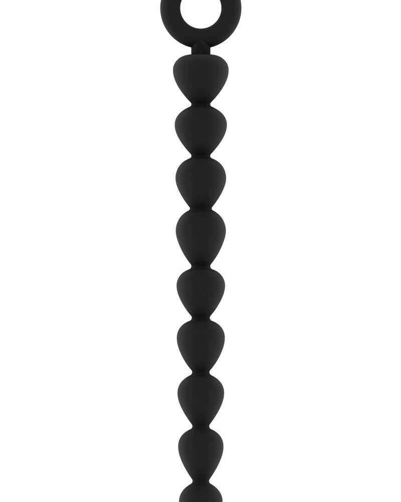 Sono No 28 Silicone Anal Chain Waterproof Black