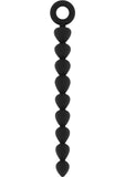 Sono No 28 Silicone Anal Chain Waterproof Black