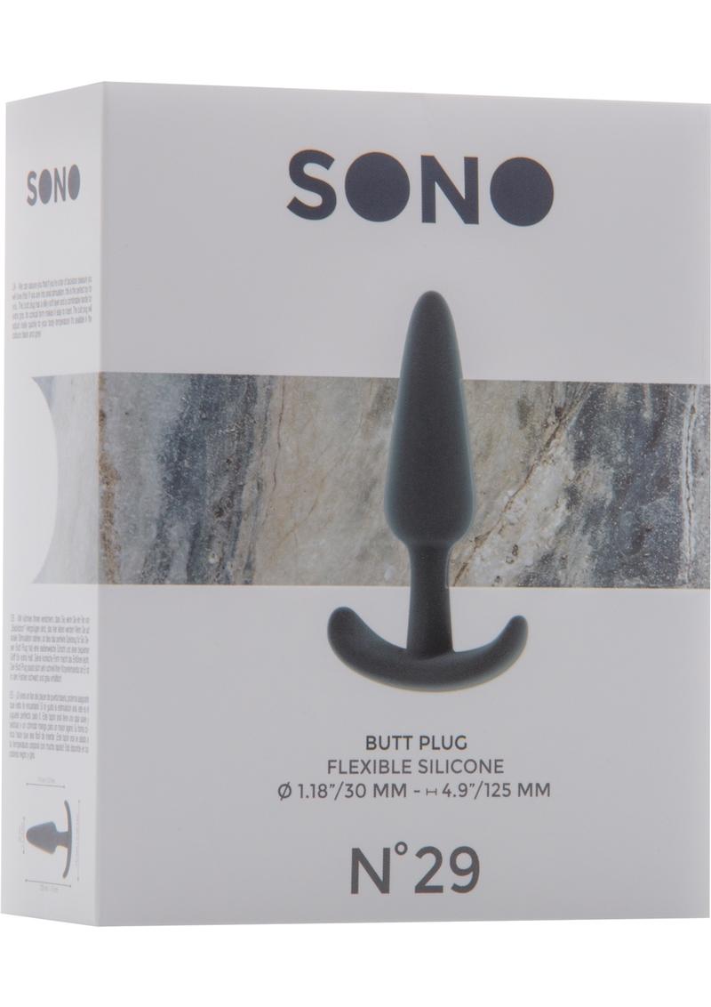 Sono No 29 Silicone Butt Plug Grey